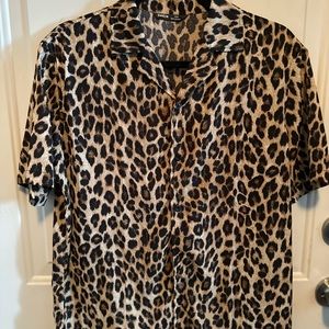 Men’s Leopard Print Shirt